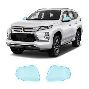 Купить Антигравийная защитная бронепленка по лекалам для Mitsubishi Pajero Sport III facelift 2019- зеркала 107573 Модельные лекала защитных пленок для Mitsubishi