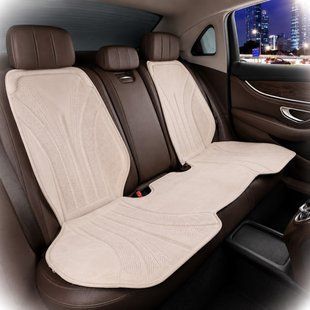 Купити Накидка на задні сидіння Алькантара Maybach Додаткова вентиляція Бежеві 1 шт 96503 Накидки для сидінь Premium (Алькантара)