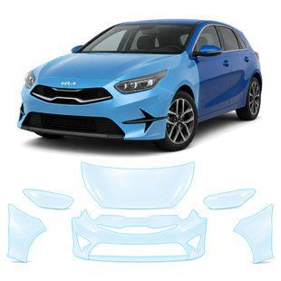 Buy Pre-cut paint protection film for Kia Ceed CD facelift 2022- front end 105512 Model-specific paint protection film patterns for Kia