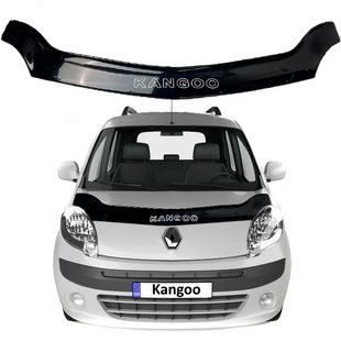 Купить Дефлектор капота мухобойка Renault Kangoo II 2008-2013 Voron Glass 58903 Дефлекторы капота Renault