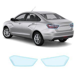 Buy Pre-cut paint protection film for LADA Vesta I 2015-2022 - rear brake lights 105911 Model-specific paint protection film patterns for LADA