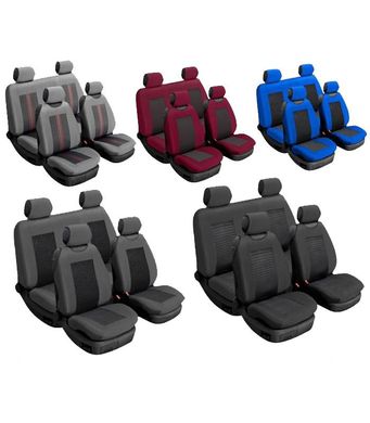 Купити Автомобільні чохли Beltex Comfort комплект Бордові (BX52510) 4730  Майки для сидінь закриті