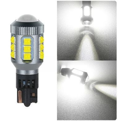 Buy Automotive LED lamp LED 12-50V T15 W16W 9.5W Lens White Light 1 pc 63486 LEDs - T15
