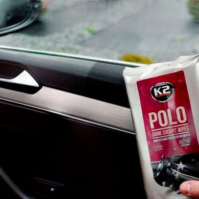 Купить Салфетки влажные для очистки панели приборов K2 Polo Wipes 20х18 см (K420) 24 шт 63214 Салфетки микрофибра губки для мытья