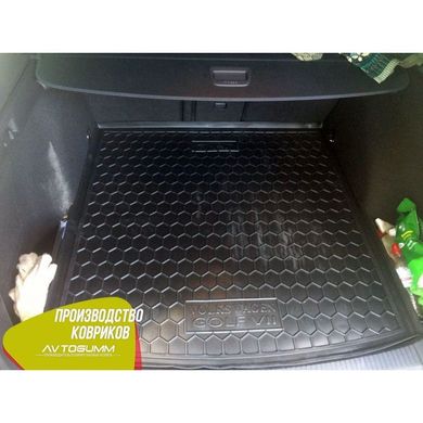 Купити Автомобільний килимок в багажник Volkswagen Golf 7 2013 - Універсальний / Гумовий (Avto-Gumm) 27700 Килимки для Volkswagen