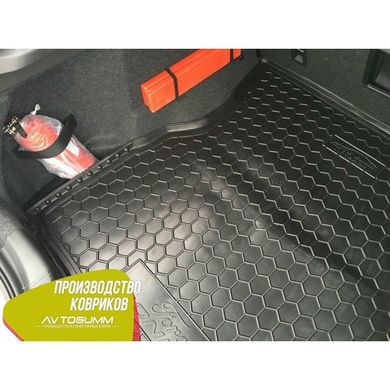 Купити Автомобільний килимок в багажник Ford Mondeo 5 2015 - Hatchback / Гумовий (Avto-Gumm) 28157 Килимки для Ford