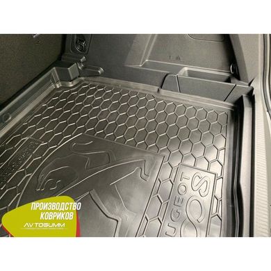 Купить Автомобильный коврик в багажник Peugeot 3008 2017- нижняя полка / Резиновый (Avto-Gumm) 27911 Коврики для Peugeot