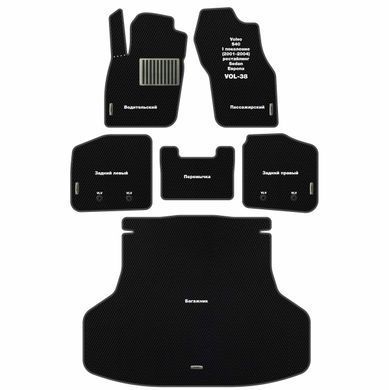 Buy EVA trunk mat for Volvo S 40 I 1996-2004 Sedan 86800 Floor mats for Volvo