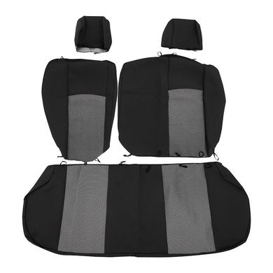 Купить Чехлы для сидений модельные Daewoo Lanos Sens комплект Черно - серые 4994 Чехлы для сиденья модельные