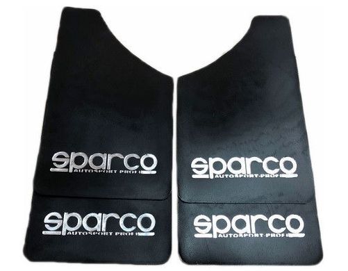 Купить Брызговики малые черные - 4шт - SPARCO - 360х220 твердые 10шт/ящ 23517 Брызговики большие Sparco