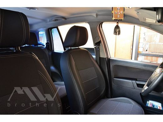 Купить Авточехлы модельные MW Brothers для Ford Fusion с 2002 серия Premium Style (серая нить) 59192 Чехлы модельные MW Brothers