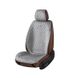 Купить Накидки для передних сидений Алькантара Elegant Milano Серый 2 шт (700 314) 39645 Накидки для сидений Premium (Алькантара) - 2 фото из 2