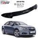 Купить Дефлектор капота мухобойка Chevrolet Cruze 2009- короткая (Vip Tuning) CH40 2051 Дефлекторы капота Chevrolet - 1 фото из 11