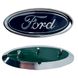 Купить Эмблема для Ford 115 x 48 мм 3 пукли Косая 36622 Эмблемы на иномарки - 1 фото из 3