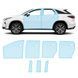 Купить Антигравийная защитная бронепленка по лекалам для Lexus RX AL20 2015-2018 - зоны дверей и стойки окон 106309 Модельные лекала защитных пленок для Lexus