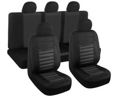 Купити Чохли чорні "Touring" PS-T25001 високоякісна тканина+сітка MILEX (6шт/ящ) 34026 Чохли універсальні