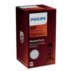 Купить Автолампа галогенная Philips Master Duty H7 24V 70W 1 шт (13972MDC1) 38427 Галогеновые лампы Philips