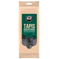 Купить Салфетки влажные для очистки тканевой обивки K2 Tapis Wipes 20х18 см (K212) 24 шт 63215 Салфетки микрофибра губки для мытья