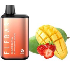 Купить Elf Bar BC5000 Ultra POD 5% Strawberry Mango - Клубника Манго (Подзаряжаемый) 58069 Одноразовые POD системы