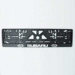 Купить Рамка номера Subaru книжка обьемные 3D буквы Черная 1 шт 32024 Рамка номера - Модельные  надписи