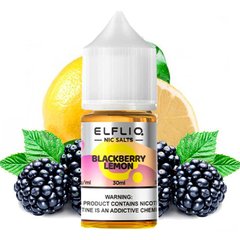 Купить Elf Liq жидкость 30 ml 50 mg Blackberry Lemon Ежевика Лимон 67865 Жидкости от ElfLiq