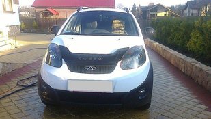 Купить Дефлектор капота мухобойка Chery IndiS S18D/(Chery Beat) 2011- 2554 Дефлекторы капота Chery