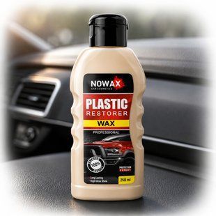 Купить Профессиональный Полироль восстановитель пластика NOWAX PLASTIC RESTORER 250мл (NX25242) 60518 Восстановители поверхности - антицарапин