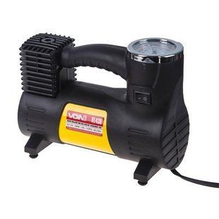 Купити Автомобільний компресор VOIN 150psi 14A 40л прикурювач перехідник на клеми (VL-430) 91305 ✅Електричні автомобільні компресори