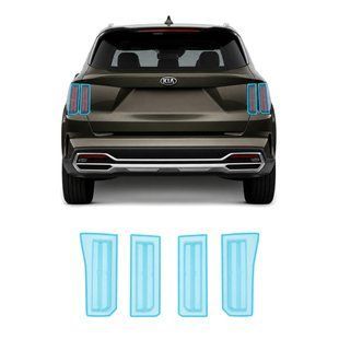 Buy Pre-cut paint protection film for Kia Sorento MQ4 2020-2023 - rear brake lights 105743 Model-specific paint protection film patterns for Kia