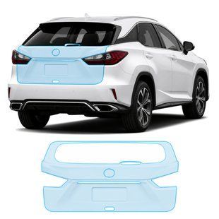 Купить Антигравийная защитная бронепленка по лекалам для Lexus RX AL20 2015-2018 - зона крышки багажника 106310 Модельные лекала защитных пленок для Lexus