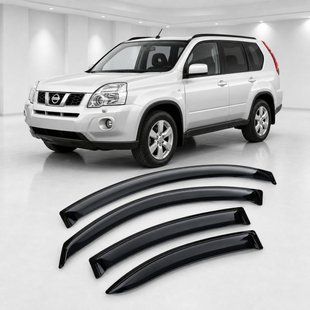 Buy Window deflectors for Nissan X-Trail 2007-2013 3M Tape (WND258621) Acrylic 4 pcs 110773 Window deflectors for Nissan