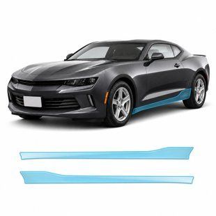 Купить Антигравийная защитная бронепленка по лекалам для Chevrolet Camaro VI 2016-2018 - нижняя зона кузова пороги 103672 Модельные лекала защитных пленок для Chevrolet