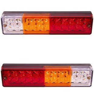 Купить LED Задний фонарь квадратный 20LED 12-24V 238х51х31 мм 2 шт (BL-64920) 95078 Фонари передние, задние, прицеп
