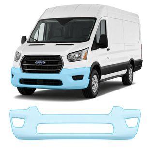 Купити Антигравійна захисна бронеплівка за лекалами для Ford Transit VII 2013- передній бампер 104538 Модельні лекала захисних плівок для Ford