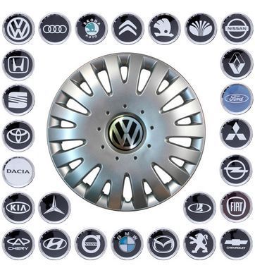 Купить Колпак колеса с эмблемой SKS403 Volkswagen R16 серый с логотипом на выбор 4 шт 21928 16 SKS