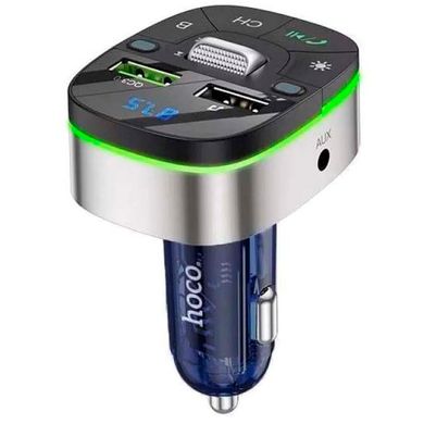 Купить Автомобильный FM модулятор (трансмиттер) Hoco E71 Crystal 18 W 2 USB (391840013) 66270 FM Трансмиттеры (Модуляторы)
