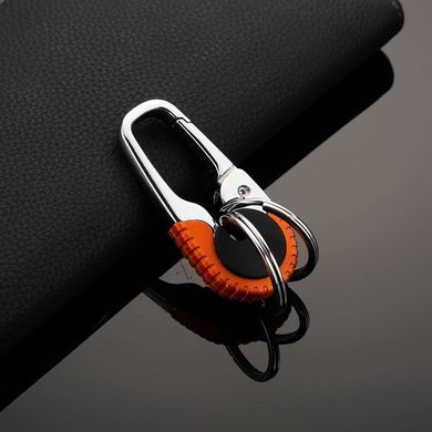 Купити Брелок Карабін Lux поворотний для ключів (2 Кільця) 1 шт 44700 Брелоки для автоключів