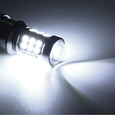 Купить Автолампа светодиодная LED 12V T15 W16W 1400Lm Линза Белый Свет 1 шт 63487 Светодиоды - T15