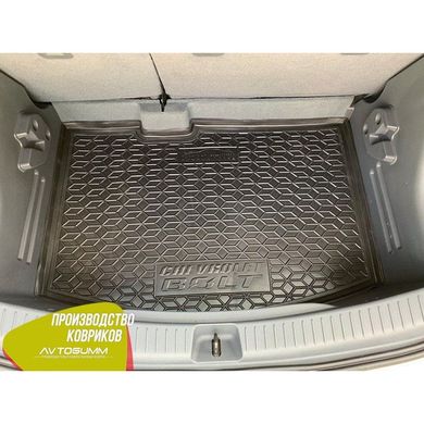 Купить Автомобильный коврик в багажник Chevrolet Bolt EV 2016- нижняя полка / Резино - пластик 41989 Коврики для Chevrolet