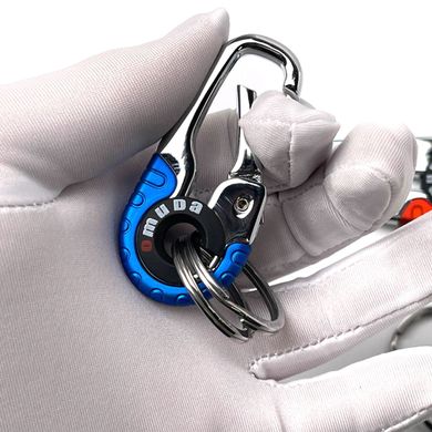 Купить Брелок Карабин Lux поворотный для ключей (2 Кольца) 1 шт 44700 Брелки для автоключей