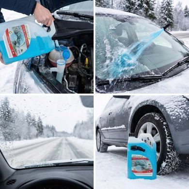 Купити Омивач скла зимовий BIOclean Морський Бриз -22 &deg;C 4 літри з лійкою 100529 Рідина у бачок омивача (Зима - Літо)