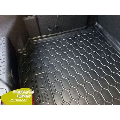 Купить Автомобильный коврик в багажник Ford Fiesta 2018- Резино - пластик 42039 Коврики для Ford