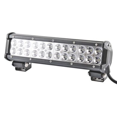 Купити Світлодіодна балка фара LED BELAUTO / 300x80x65 mm / 72W / 3W * 24 / 10-30V / Далеке світло (BOL2403) 8453 Балка LED