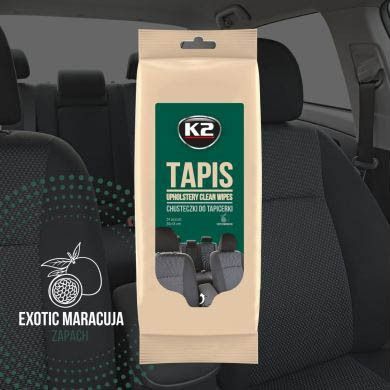 Купить Салфетки влажные для очистки тканевой обивки K2 Tapis Wipes 20х18 см (K212) 24 шт 63215 Салфетки микрофибра губки для мытья