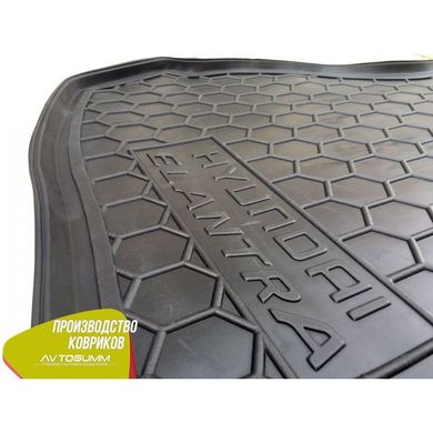Купити Автомобільний килимок у багажник Hyundai Elantra MD 2011- Гумо - пластик 42089 Килимки для Hyundai