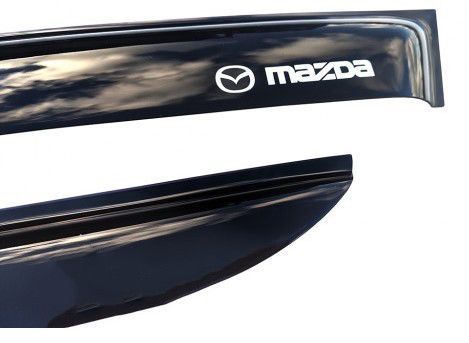 Купить Дефлекторы окон ветровики Mazda 6 2002-2007 Седан Скотч 3M Voron Glass 41105 Дефлекторы окон Mazda