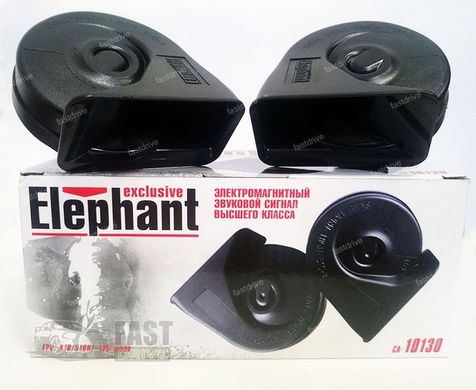 Купити Автомобільний сигнал Elephant 12V равлик / двоконтактний / з реле (CA-10130) 32494 Сигнали 12V равлик Дискові
