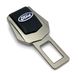 Купить Заглушка ремня безопасности с логотипом Темный хром Ford 1 шт 39474 Заглушки ремня безопасности - 1 фото из 6