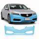 Купить Антигравийная защитная бронепленка по лекалам для Acura TLX I facelift 2018-2020 - передний бампер 103002 Модельные лекала защитных пленок для Acura - 1 фото из 3