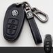 Купить Чехол для автоключей Volkswagen Touareg с Брелоком Карабин Оригинал (3 кнопки №5) 66773 Чехлы для автоключей (Оригинал)